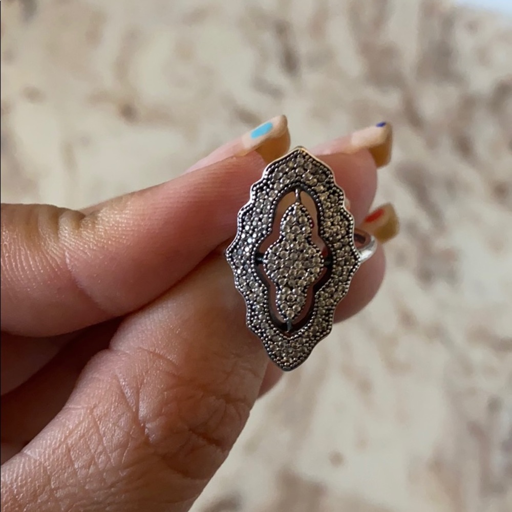 ❌SOLD❌Pandora Sparkling Lace Ring